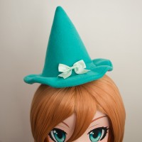 Teal with Mint Green Ribbon